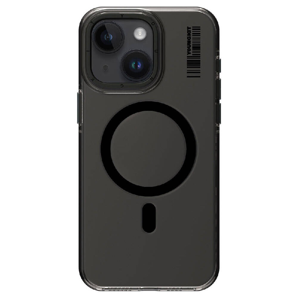 Youngkit Crystal Shield Serisi iPhone 15 Plus Magsafe Şarj Özellikli Şeffaf Telefon Kılıfı - 1 Youngkit Crystal Shield Serisi iPhone 15 Plus Magsafe Şarj Özellikli Şeffaf Telefon Kılıfı - 1